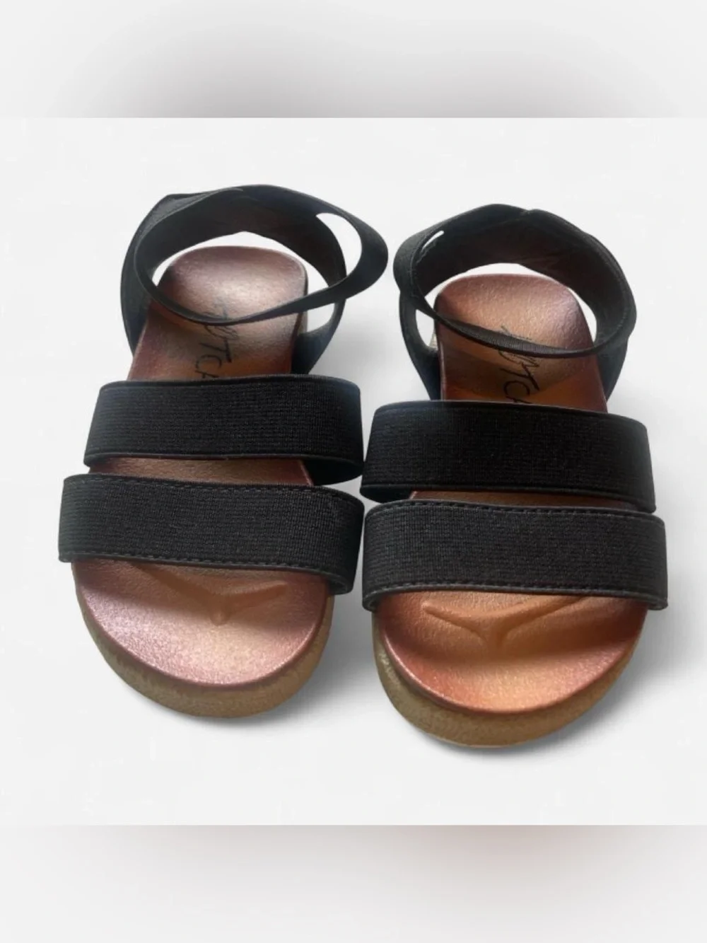 Toddler Girls Sandals Size 5M Black Platform Sandals